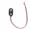 9V blokk I-forma elemtart� klip 28x14,5mm kb.150mm k�bel