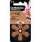 Duracell hall�k�sz�l�k elem 312 1.4V Easy Tab 6db/csomag Zinc Air