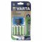 Varta 57070 LCD t�lt� 4x AA Mignon ceruza 2500mAh akkumul�torral NiMH