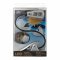 WEDO olvas�l�mpa 1 LED klipsszel ez�st 1,5V AAA (micro) 3db/csomag elemmel h�l�zati lehet�s�g