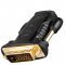 HDMI aljzat - DVI-D 24+1 adapter 19 t�s aranyozott �rintkez�k kompakt kivitel