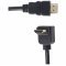 High Speed HDMI k�bel 270� csatlakoz� Ethernet 0,5m HDMI1.4 4K30Hz fekete