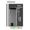 Verbatim USB-C multiport hub 3x USB 3.0 HDMI 4K RJ45 Gigabit SD/microSD 15cm