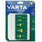 Varta univerz�lis NiMH akku t�lt� AA AAA C D 9V USB-C elemek n�lk�l