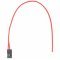 Graupner JR lapos vev� akku csatlakoz�k�bel 20cm 2x0,25mm2