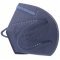 FFP2 v�d�maszk 5 r�teg� k�k 10db/csomag DIN EN1492001+A12009 szelep n�lk�l egyenk�nt f�li�zva