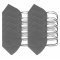 FFP2 partikelfil�l� f�lmaszk 5-lagig sz�rke 10db/csomag tan�s�tott DIN EN1492001+A12009
