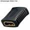 HDMI A aljzat-HDMI A aljzat adapter aranyozott �rintkez�k 19 t�s