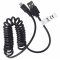 micro-USB spir�lk�bel USB-A - micro-USB csatlakoz�