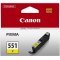 Eredeti Canon CLI-551Y tintapatron 7ml s�rga nyomtat�
