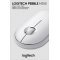 Logitech Pebble M350 vezet�k n�lk�li eg�r Bluetooth USB nano vev� 1000dpi 3 gomb feh�r