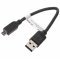 USB 2.0 Hi-Speed k�bel USB A - USB Micro B 15cm tablet fekete