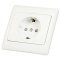 Arcas Schuko aljzat Classic feh�r keret 230-250V 16A gyerekz�r IP20