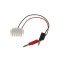 Helyettes�t� akku Akkut�lt� k�bel HSE5/HSE7/SEB8 4mm biztons�gi csatlakoz�