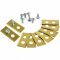 9db/csomag cserepeng�k 0,9mm tit�n bevonat Worx Landroid f�ny�r�khoz csavarokkal