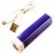 Helyettes�t� akku powerbank 2200mAh k�k Micro-USB 5V Li-Ion
