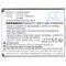 Helyettes�t� akku Emporia SIMPLICITYglam 4G 3,7V 900mAh Li-ion