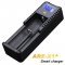 Fenix LCD egyrekeszes gyorst�lt� 18650 26650 16340 14500 10440 Li-Ion akkukhoz USB