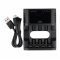 XTAR L4 Pro akkut�lt� AA/AAA 1,5V Li-Ion �s 1,2V NiMH/NiCd USB-C LCD 4x0,5A