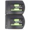 Helyettes�t� akku Sennheiser BA2015 NiMH duplaf�szkes gyorst�lt� 2db akkuval