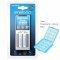 Panasonic BQ-CC50 eneloop t�lt� 1-2 AA Mignon ceruza, AAA (mikro) 100-240V 2db BK-3MCC akkuval