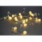 Konstsmide LED dekor f�nyf�z�r z�ld levelekkel bogy�kkal 3213-503 elemmel m�k�d� 3xAA Mignon ceruza