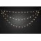 Konstsmide LED f�nyf�gg�ny csillagokkal 44 LED 4,5V 1,25m melegfeh�r 4042-103