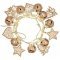 Lotti LED dekor�ci�s f�nyf�z�r 63358 pezsg�sz�n� 200LED 10m melegfeh�r 4,5V id�z�t� h�l�zati t�ppal