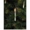 Konstsmide 5db/csomag vezet�k n�lk�li LED gyertya 1935-100 melegfeh�r IP44 elemmel
