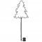 Star Trading LED Spiky f�nyfa 32x90cm 60 LED melegfeh�r fekete 857-05