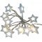 EGB LED d�szl�nc fa csillagok O5cm 10 LED melegfeh�r 1,4m id�z�t� elemmel m�k�d�