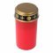 LED s�rjelz� piros gyertyaf�ny 13,2x7,3cm 2x AA Mignon ceruza LR6 elemmel