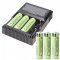 Panasonic 18650 3400mAh 6db/csomag Nitecore D4EU t�lt� vadkamera Li-Ion