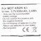 Helyettes�t� akku Motorola BC50 CFNN1043 CFNN7007 3,7V 650mAh Li-Ion mobiltelefon