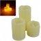 Val�di viasz LED gyertya 3db/csomag 5/7/10cm pisl�kol� f�ny CR2032 elemmel
