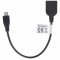 Micro-USB OTG adapterk�bel USB A aljzat 15cm