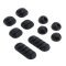 K�belr�gz�t� csipesz 10db/csomag fekete TPU