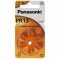 Panasonic PR-13/6LB PR13 hall�k�sz�l�k elem 13 6db/csomag zinc-air