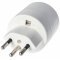 Sv�jci adapter Schuko Typ F aljzatr�l sv�jci 3 t�s dug� 230V 10A feh�r
