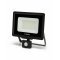 Velamp PADLIGHT5 50W LED reflektor IP44 6500K SMD fekete PIR mozg�s�rz�kel�