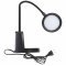 Velamp SWAN2 LED asztali l�mpa 7W 420lm 4000K �rint�kapcsol� tolltart� fekete