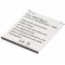 Helyettes�t� akku Wiko Barry / Barry Dual SIM 3,7V 2000mAh mobiltelefon Li-ion