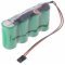 Helyettes�t� akku Racing-Pack SC (Sub-C) 4,8V 3600mAh Graupner csatlakoz� modell�p�t� NiMH