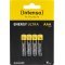 Intenso Energy Ultra AAA (mikro) LR03 1.5V 4db/csomag hagyom�nyos elem alk�li