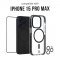 3sixT 4in1 v�d�csomag tok kijelz�v�d� kamerav�d� applik�tor kompatibilis Apple iPhone 15 Pro