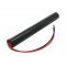 Helyettes�t� akku v�szvil�g�t�s L1x5 2/3A 6V 1000mAh 150mm k�bel NiMH
