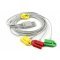 Medlinket orvosi EKG k�bel 3-eres csipesszel Philips M1672A