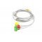 Medlinket orvosi EKG egyk�beles 3-eres csipeszes k�bel Philips monitorokhoz 2,5m
