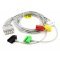 Medlinket orvosi EKG k�bel 5-eres IEC clip LA RA V Philips M1971A kompatibilis