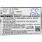 Helyettes�t� sz�t�r akku Canon Wordtank Z400 DB-10 1600mAh 5.92Wh